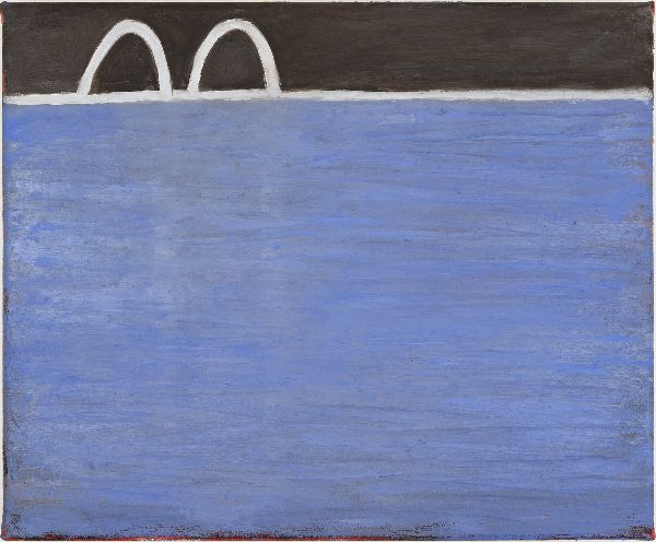 Olivia O'Dwyer, The Pool, 2022, oil on canvas, 25 x 30 cm | Olivia O’Dwyer: A Mind’s Eye  | Tuesday 18 October  – Sunday 13 November 2022 | Kevin Kavanagh
