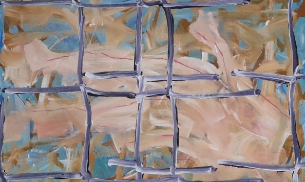 Maurice Quillinan: Agony in the Garden, oil on linen, 110 x 124 cm, 2022 | Charles Harper and Maurice Quillinan: Palimpsest | Friday 25 November 2022  – Saturday 21 January 2023 | The Source Arts Centre