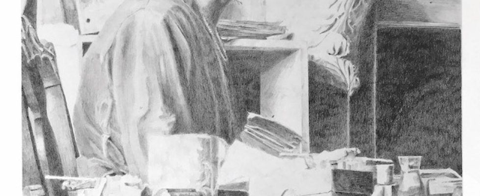 Brian Fay_MJ Studio pencil on paper 2020