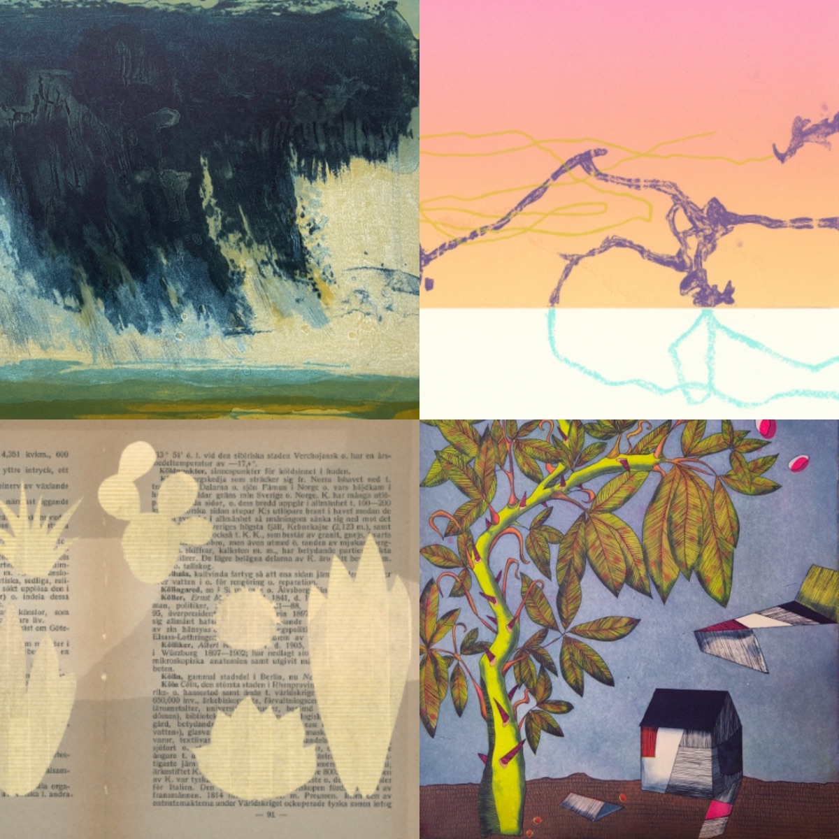 Oscillation / Geomancy | Saturday 28 January  – Saturday 4 March 2023 | Graphic Studio Gallery