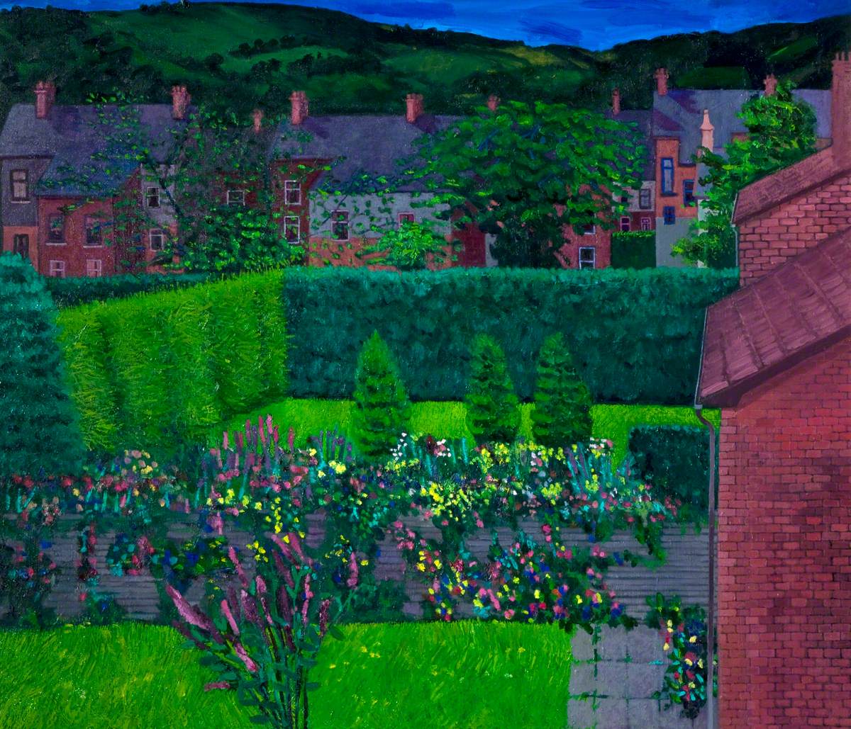 Catherine McWilliams: Evening, North Belfast | Catherine McWilliams: Selected Work 1961 – 2021 | Saturday 4 February  – Saturday 3 June 2023 | F.E. McWilliam Gallery | Image: Catherine McWilliams: Evening, North Belfast 