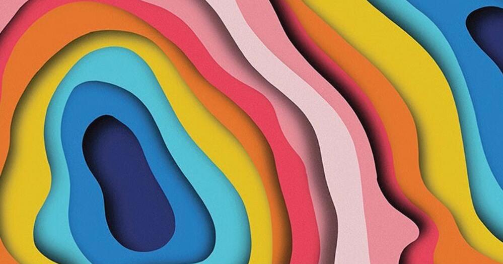 These Four Walls: MPDA Degree Show 2023 | Saturday 20 May  – Saturday 3 June 2023 | Rua Red | Image: photo (?) of what look swirls of cut paper in bright colours 