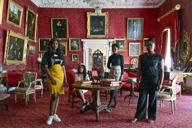 Anthony Haughey: production image, This is what we call progress (2021) © Anthony Haughey | Anthony Haughey: This is what we call progress | Friday 15 September  – Sunday 3 December 2023 | Crawford Art Gallery | Image: Anthony Haughey: production image, This is what we call progress (2021) © Anthony Haughey 