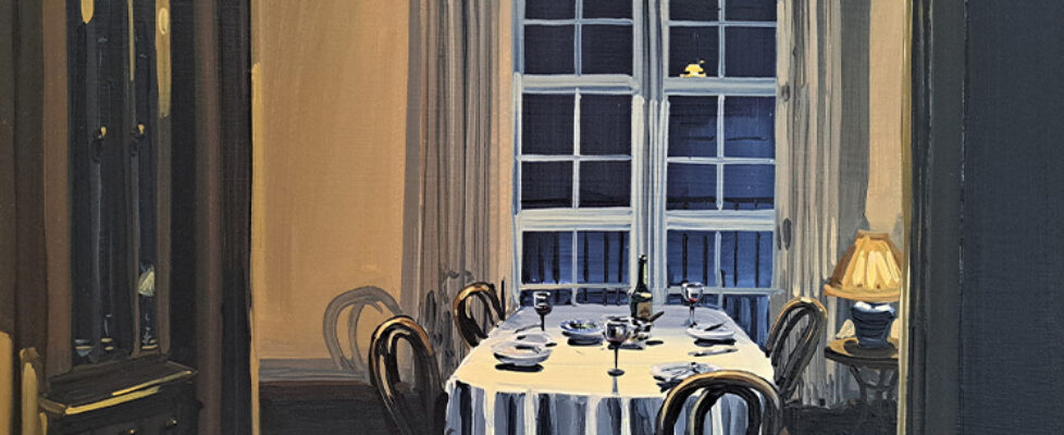 Ciara-Roche-The-Dining-Room-after-Seven-25cm-x-35cm-oil-on-canvas-2023