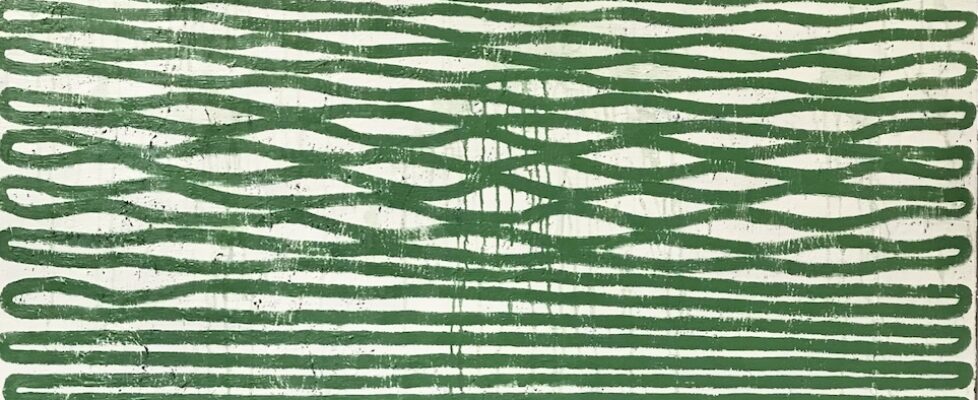 Obstacle course for a pragmatist, 2024, oil on canvas, 175x 135 cm