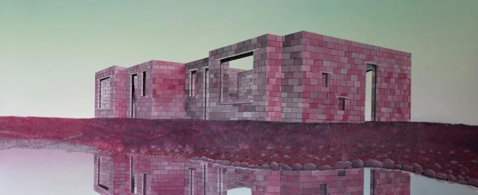 Pascal Ungerer, Simulacra, oil on canvas, 100 x 70, 2024