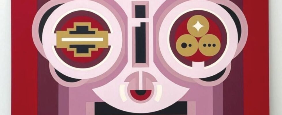 Hazel O'Sullivan Lagore Crannóg 2025 Acrylic on canvas