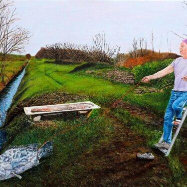 Daniel Lipstein: Self Portrait with a Pet and a Bathtub |  Olivier Cornet Gallery 
3 Great Denmark Street (beside Belvedere College) Dublin 1 | Wednesday 8 October to Sunday 2 November 2025 | to 