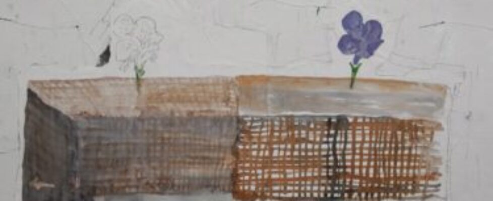 Gilboa Iris, 2025, mixed media, 81 x 110 cm