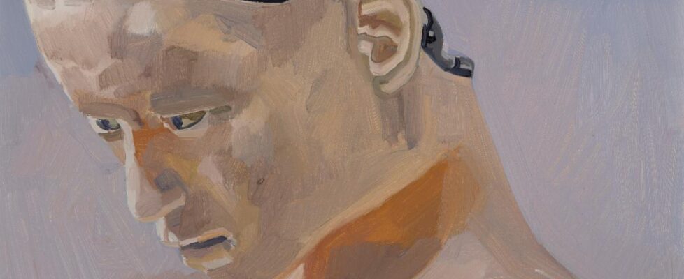 Colin Martin_ Humanoid_ 2022_ Oil on canvas_ 32 x 38 cms