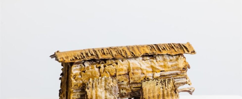 Boxcar 8, bronze, unique 12 x 25 x 12cm