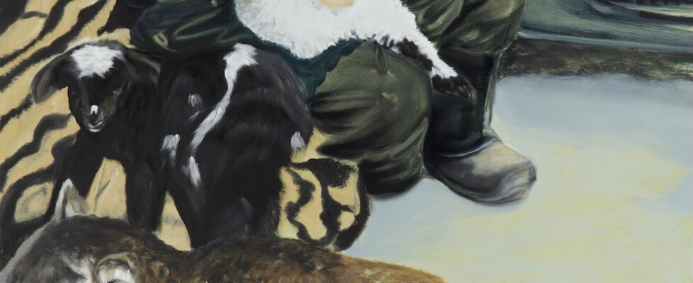 Bennie Reilly, Emotional Support, oil on canvas, 120 x 100cm, 2025_photo credit Davey Moor_hi res