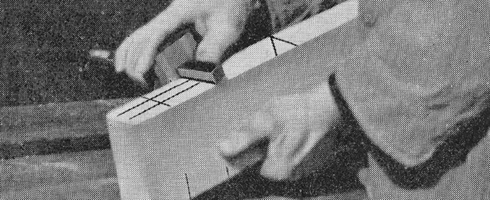 illustration from ‘Joinery (Teach Yourself Series): A Practical Guide to Woodworking’, by T. O. Howard (1951)