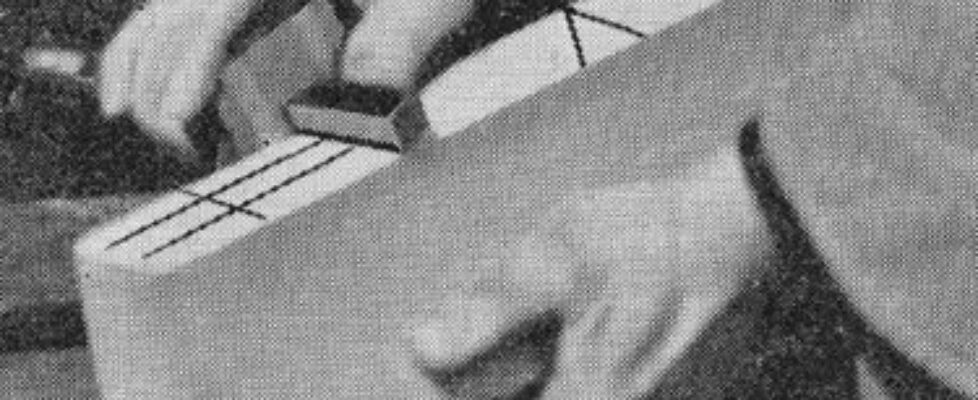 illustration from ‘Joinery (Teach Yourself Series): A Practical Guide to Woodworking’, by T. O. Howard (1951)